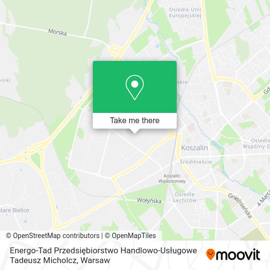 Energo-Tad Przedsiębiorstwo Handlowo-Usługowe Tadeusz Micholcz map