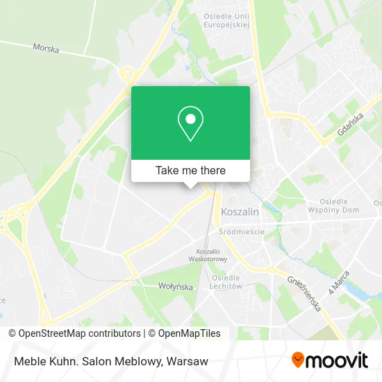 Карта Meble Kuhn. Salon Meblowy