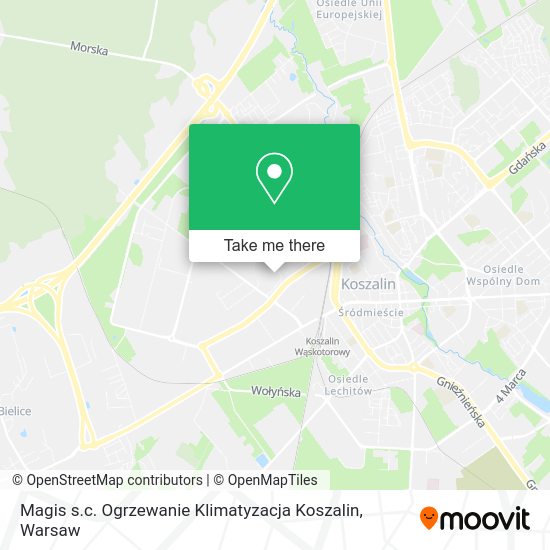 Magis s.c. Ogrzewanie Klimatyzacja Koszalin map