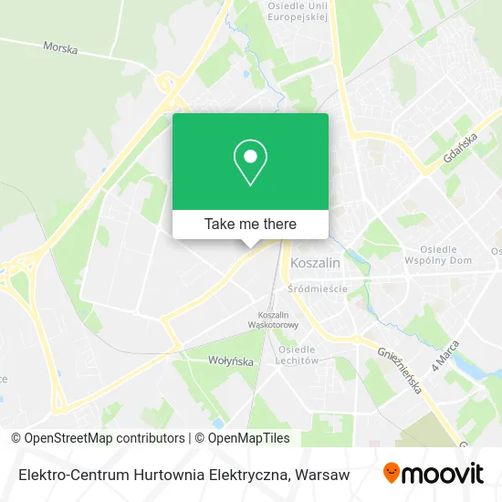 Карта Elektro-Centrum Hurtownia Elektryczna