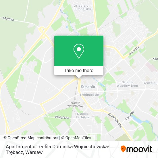 Apartament u Teofila Dominika Wojciechowska-Trębacz map