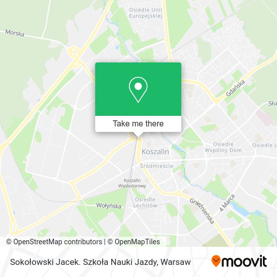 Sokołowski Jacek. Szkoła Nauki Jazdy map