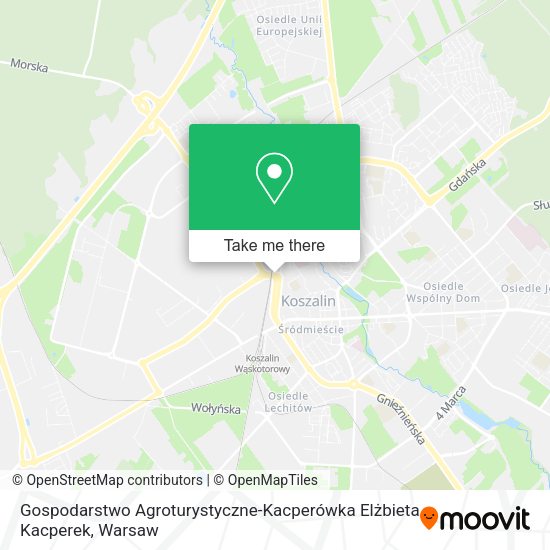 Gospodarstwo Agroturystyczne-Kacperówka Elżbieta Kacperek map