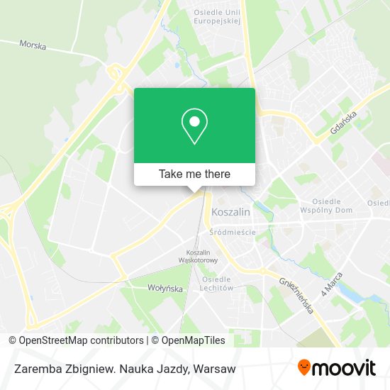 Zaremba Zbigniew. Nauka Jazdy map