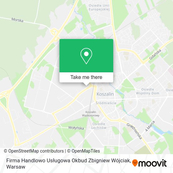 Firma Handlowo Usługowa Okbud Zbigniew Wójciak map