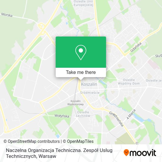 Naczelna Organizacja Techniczna. Zespół Usług Technicznych map