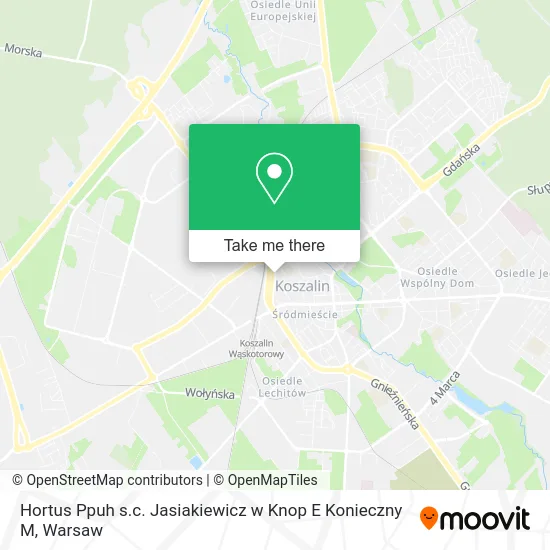 Карта Hortus Ppuh s.c. Jasiakiewicz w Knop E Konieczny M