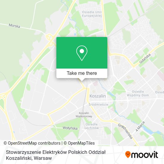 Stowarzyszenie Elektryków Polskich Oddział Koszaliński map