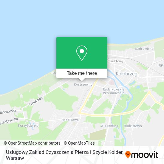 Uslugowy Zaklad Czyszczenia Pierza i Szycie Kolder map