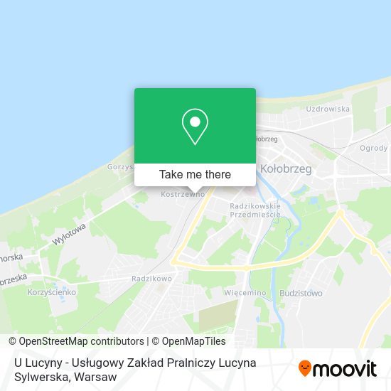 U Lucyny - Usługowy Zakład Pralniczy Lucyna Sylwerska map