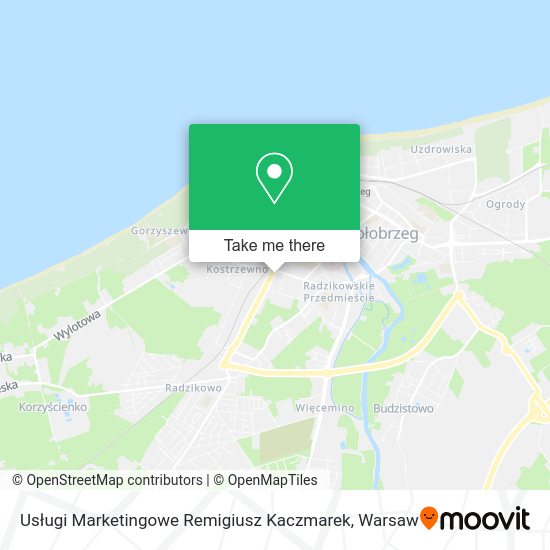 Usługi Marketingowe Remigiusz Kaczmarek map