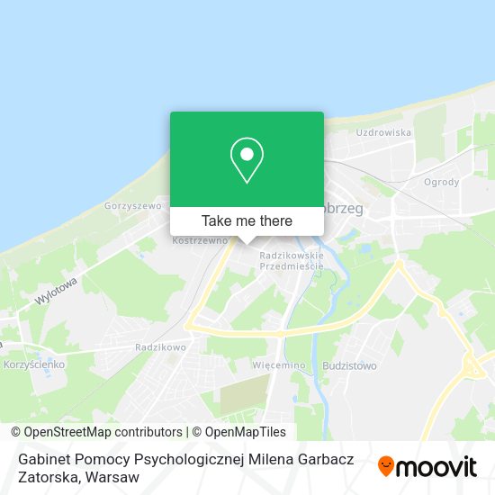 Gabinet Pomocy Psychologicznej Milena Garbacz Zatorska map