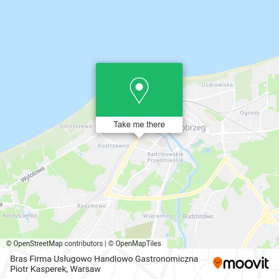 Bras Firma Usługowo Handlowo Gastronomiczna Piotr Kasperek map