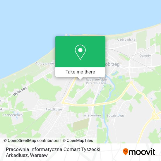 Pracownia Informatyczna Comart Tyszecki Arkadiusz map