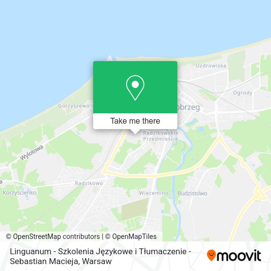 Linguanum - Szkolenia Językowe i Tłumaczenie - Sebastian Macieja map