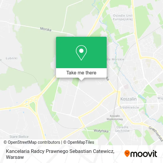 Карта Kancelaria Radcy Prawnego Sebastian Catewicz