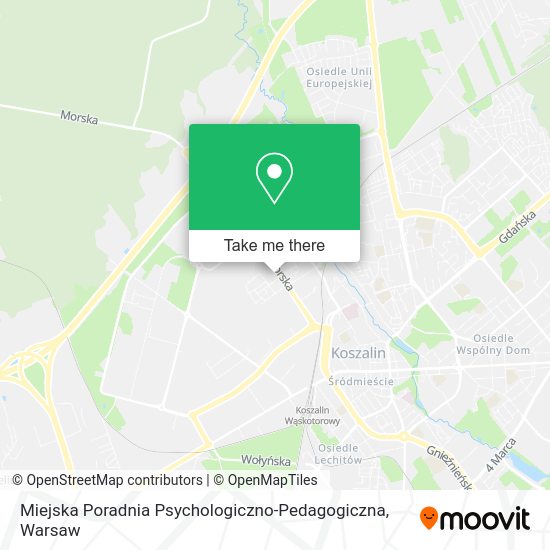 Miejska Poradnia Psychologiczno-Pedagogiczna map