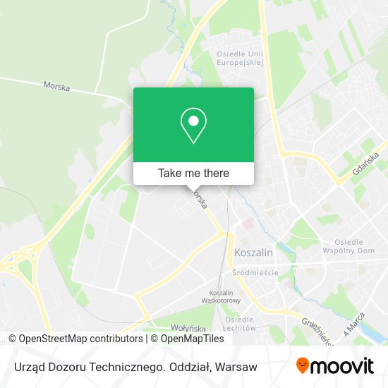 Urząd Dozoru Technicznego. Oddział map