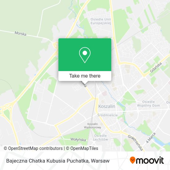 Bajeczna Chatka Kubusia Puchatka map