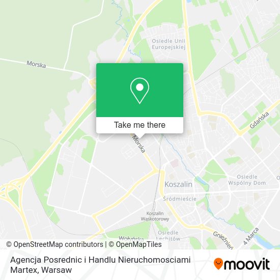 Agencja Posrednic i Handlu Nieruchomosciami Martex map