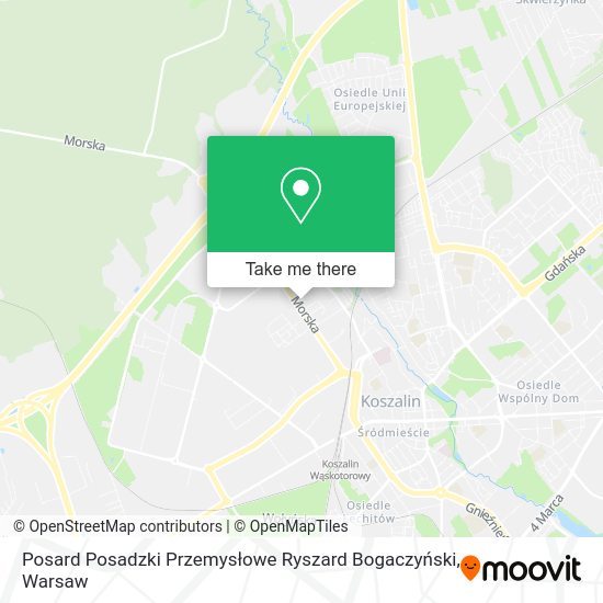 Posard Posadzki Przemysłowe Ryszard Bogaczyński map