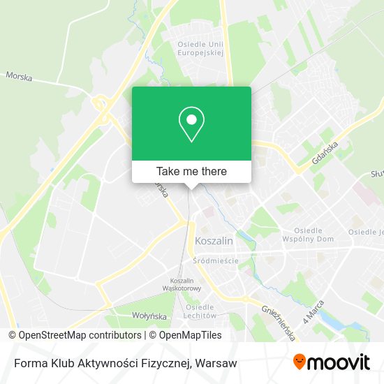 Forma Klub Aktywności Fizycznej map