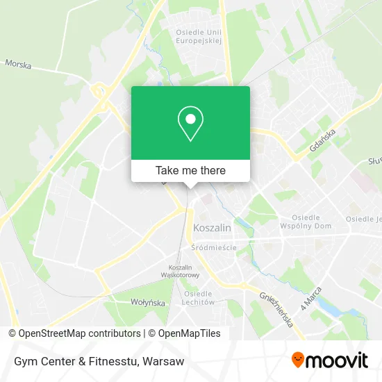 Карта Gym Center & Fitnesstu