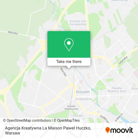 Agencja Kreatywna La Maison Paweł Huczko map