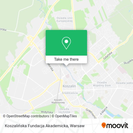 Koszalińska Fundacja Akademicka map