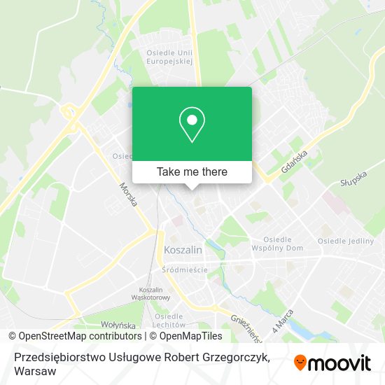 Przedsiębiorstwo Usługowe Robert Grzegorczyk map