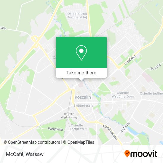 McCafé map