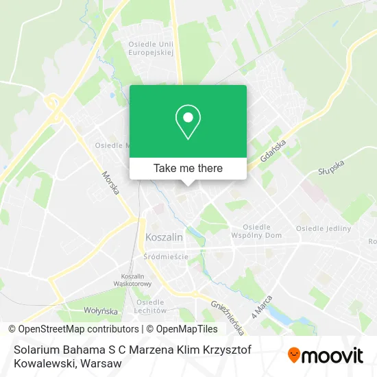 Карта Solarium Bahama S C Marzena Klim Krzysztof Kowalewski