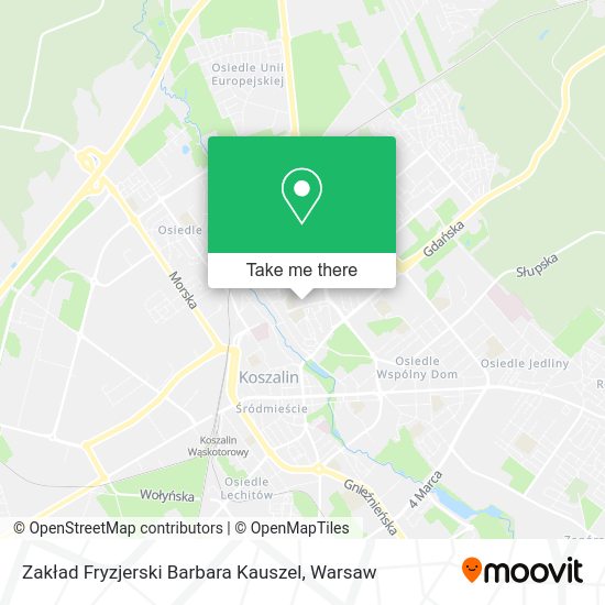 Zakład Fryzjerski Barbara Kauszel map