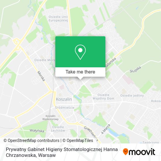 Prywatny Gabinet Higieny Stomatologicznej Hanna Chrzanowska map