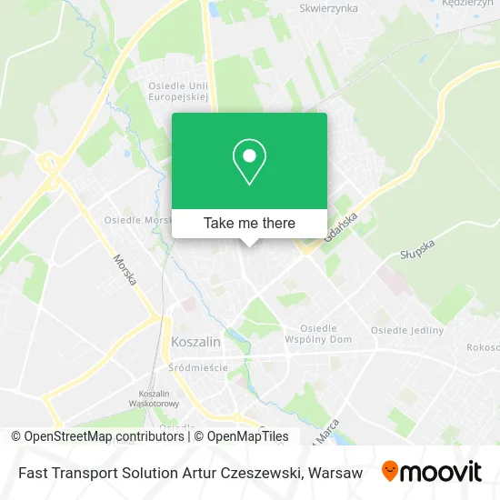 Карта Fast Transport Solution Artur Czeszewski