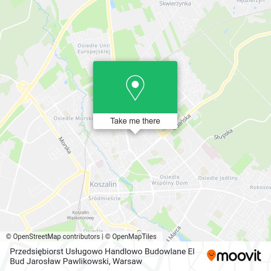 Przedsiębiorst Usługowo Handlowo Budowlane El Bud Jarosław Pawlikowski map