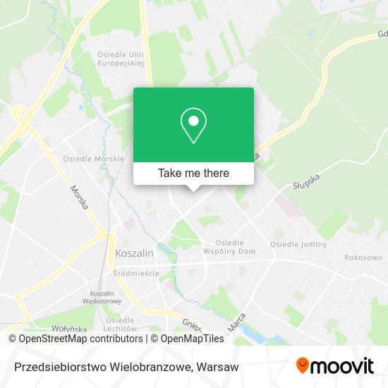 Przedsiebiorstwo Wielobranzowe map