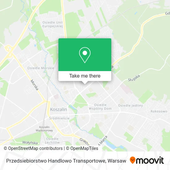 Карта Przedsiebiorstwo Handlowo Transportowe