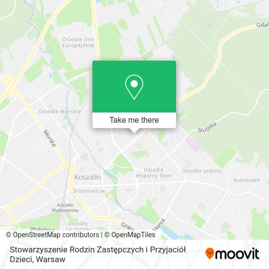 Stowarzyszenie Rodzin Zastępczych i Przyjaciół Dzieci map