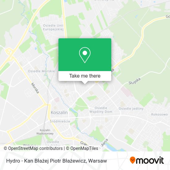 Hydro - Kan Błażej Piotr Błażewicz map