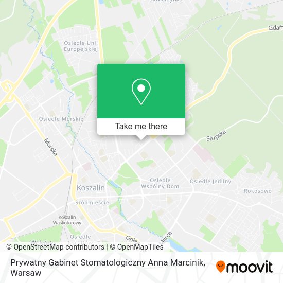 Prywatny Gabinet Stomatologiczny Anna Marcinik map