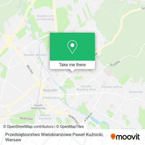 Przedsiębiorstwo Wielobranżowe Paweł Kuźnicki map