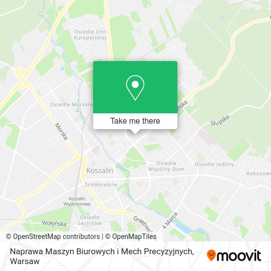 Naprawa Maszyn Biurowych i Mech Precyzyjnych map