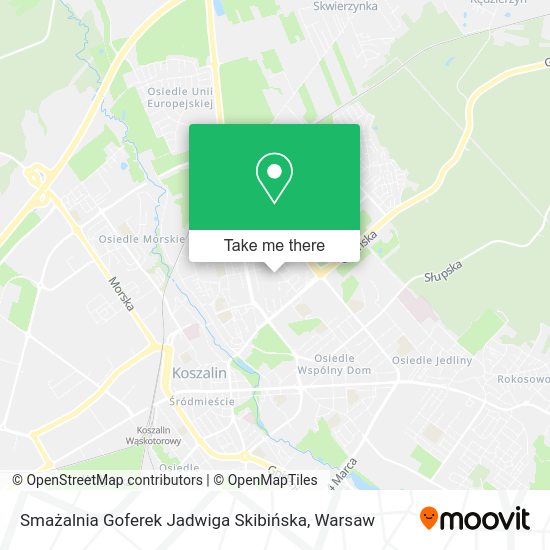 Smażalnia Goferek Jadwiga Skibińska map