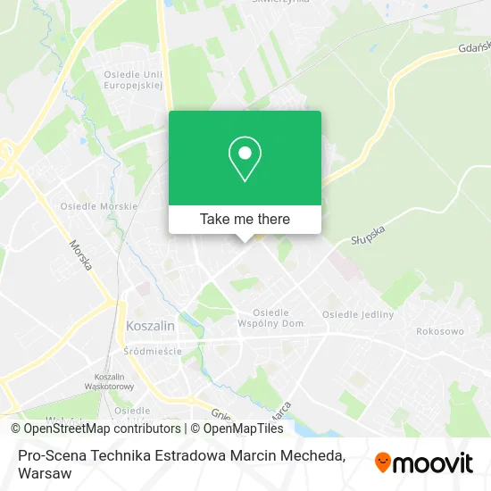 Карта Pro-Scena Technika Estradowa Marcin Mecheda