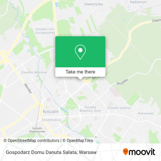 Gospodarz Domu Danuta Sałata map