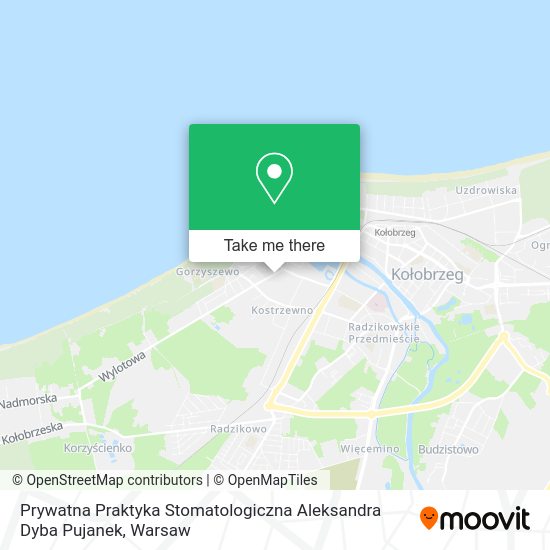 Prywatna Praktyka Stomatologiczna Aleksandra Dyba Pujanek map