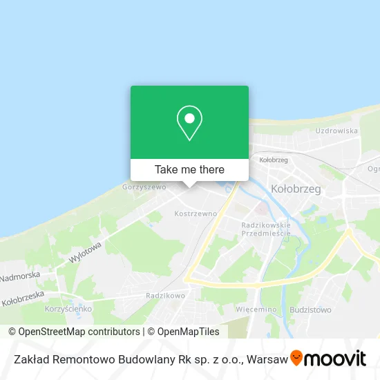 Карта Zakład Remontowo Budowlany Rk sp. z o.o.