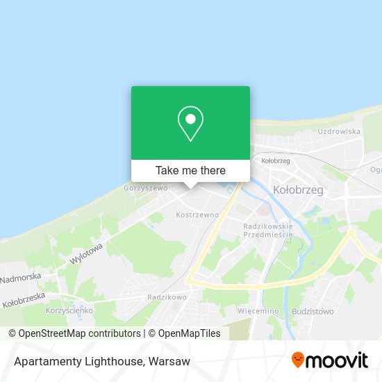 Apartamenty Lighthouse map