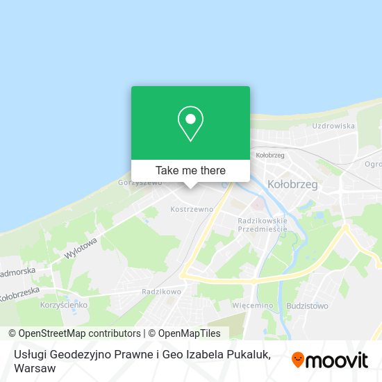 Usługi Geodezyjno Prawne i Geo Izabela Pukaluk map